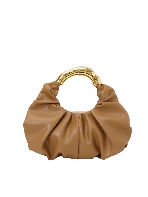 Bolso de mujer venta caliente nuevo nicho coreano diseño popular bolso plegado de lujo ligero de alta calidad bolso de hardware personalizado