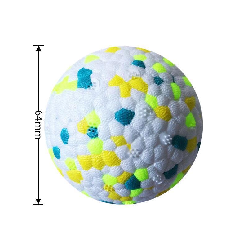 Meianju 爆発ボール高弾性軽量ポップコーンボール耐噛み性ペットのおもちゃ犬固体おもちゃボール|undefined