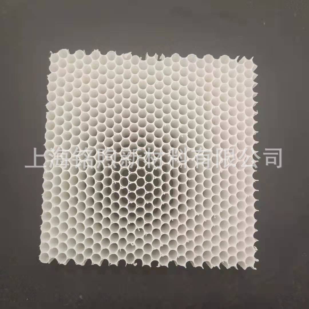 PC蜂窝板 水刀垫板夹芯板 3.5mm-10mm孔径 尺寸塑料100mm复合