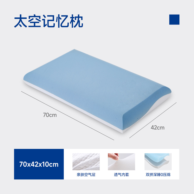 Dream Lilyzi ブランド スペース 脊椎保護 頸椎枕 低反発 ダブル低反発 ベッド&ブレックファスト ホテル枕