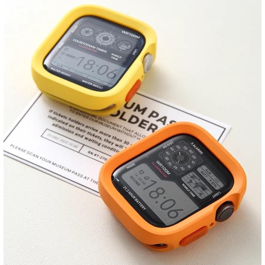 ApplewatchS10 Funda protectora ApplewatchS10 Caja de reloj galvanizado TPU Funda protectora iwatch ligera