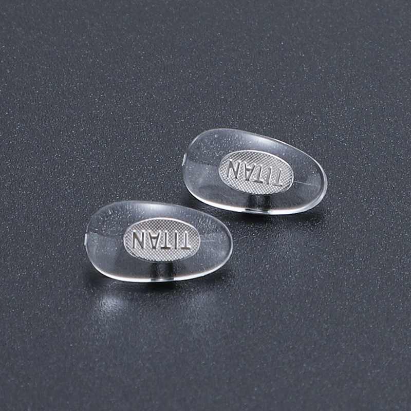 金属コアpvc鼻パッド高透明ハードコア鼻パッド通常メガネアクセサリー鼻パッドファッションシンプル鼻パッド|undefined