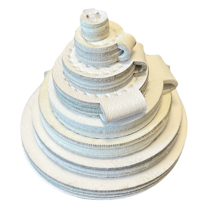 Новая чистая белая мишень толщиной 8 мм, сердце, микрофибра, четырехслойная кожаная поверхность, прочная ударопрочная мишень для рогатки, аксессуары для коробки 1-8 см