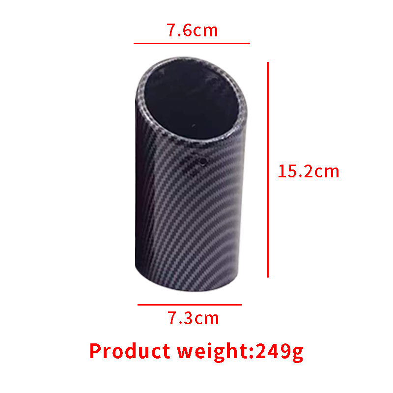 Suitable for 2009-14 Audi A3Q5 A4L A1 Tiguan in-line water transfer printing car exhaust pipe tail throat