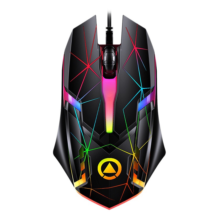 Talla de plata G6 con cable USB luminoso juego de ratón accesorios de computadora Amazon transfronterizo fábrica al por mayor en stock ebay