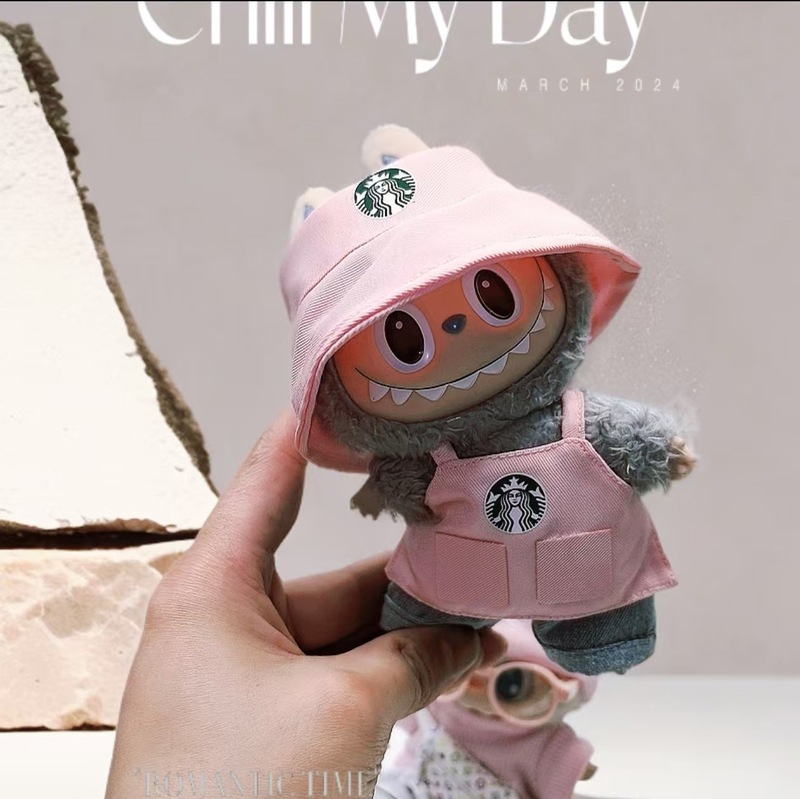 Dropshipping 代发仅衣服】挂件LABUBU公仔娃衣一二代盲盒拉布布|undefined