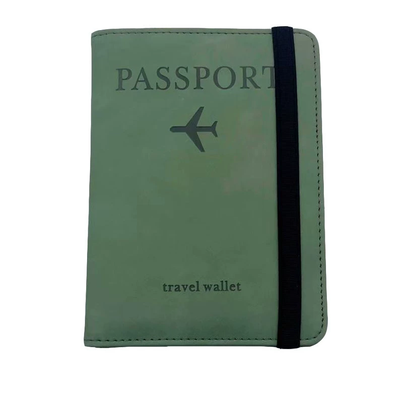 Passport Cover PU Travel Wallet, Universal Handheld Protective Case, 15 × 11 cm, Multi-Color