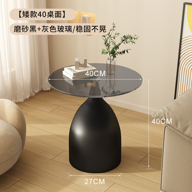 インターネットセレブサイドテーブルミニコーヒーテーブルモダンシンプルな小さなラウンドテーブルソファサイドテーブルベッドサイド収納テーブルアイアンベッドサイドテーブル|undefined