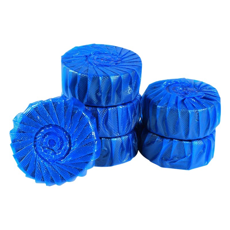 Hogar inodoro limpiador de baño bolsa de baño desodorante desincrustante limpiador de inodoro oso azul burbuja bloque al por mayor