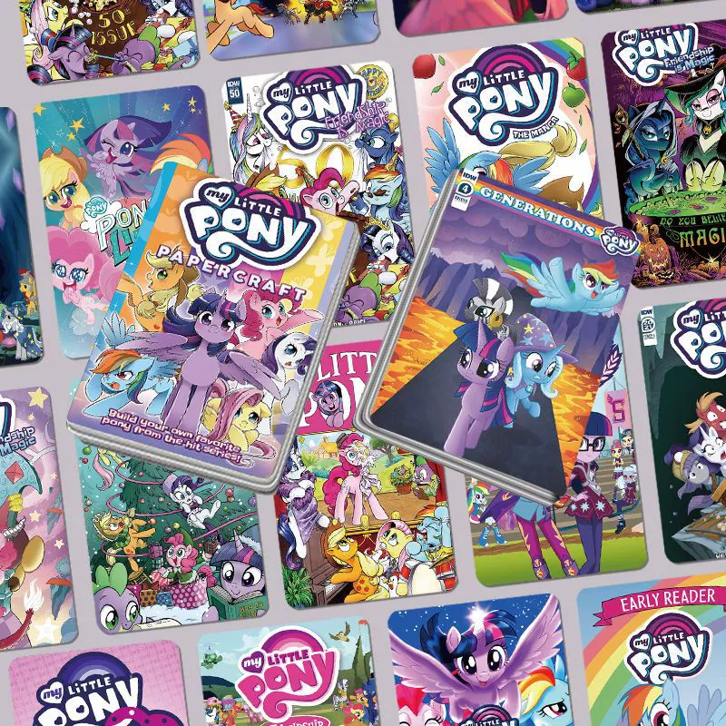Анимационная комикс My Little Pony, изысканная картина LOMO открытка, Твайлайт Спаркл, Эпплджек, Радуга Дэш коллекция, карта для обмена
