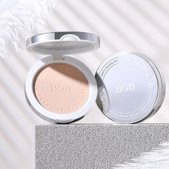 BOB柔焦霧感微光粉餅定妝修容粉遮瑕粉底象牙白自然色