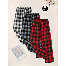 M 99600 Plaid print men's sleep pants ����ӡ����ʿ˯��