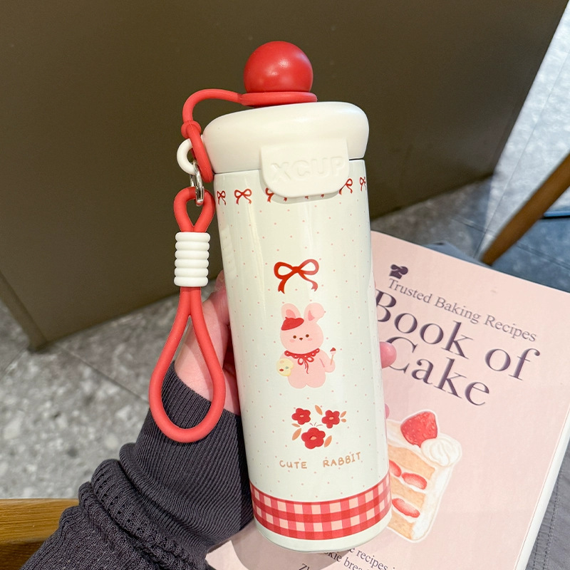 现货爆款高颜值浮球水杯316不锈钢保温杯学生大容量卡通可爱水杯|undefined
