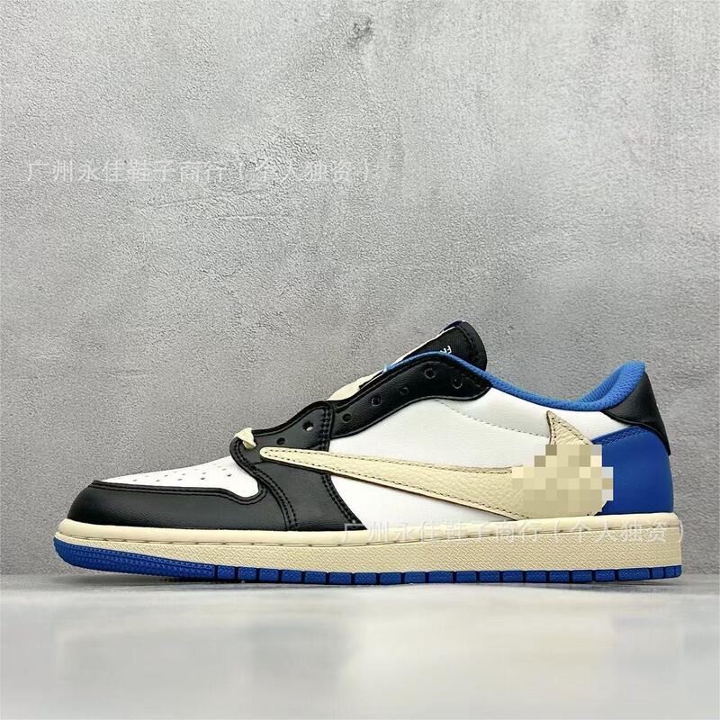 莆田人気AJ1バーブTS共同ブランドカップルロートップライトニングスポーツバスケットボールシューズ男性と女性用、カジュアルで多用途なスニーカー|undefined