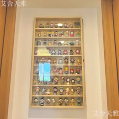 アクリル展示棚泡マットブラインド箱収納実木手作り収納棚Molly展示棚壁掛け