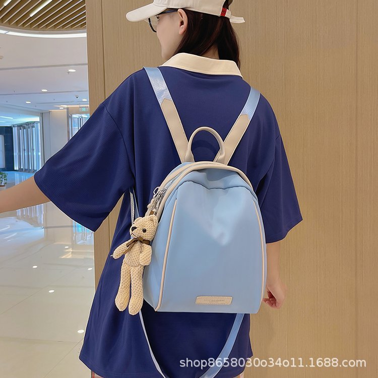 Large Capacity women's backpack 2024 new fashion school bag Girls College student lightweight travel messenger bag backpack