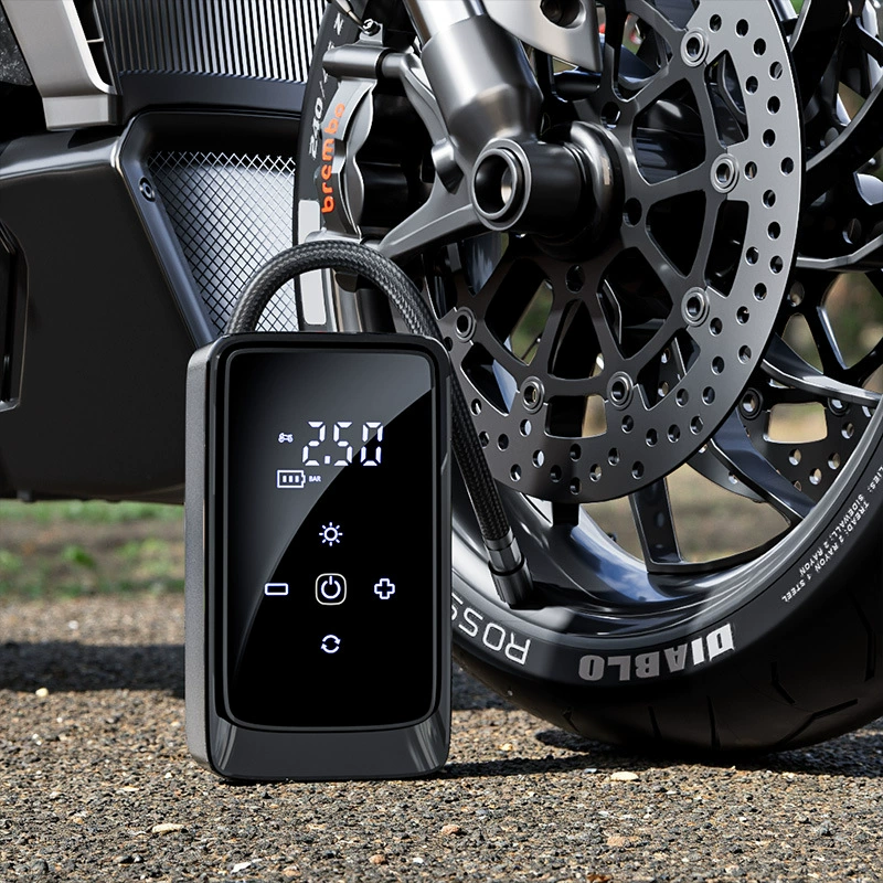 Автомобильный воздушный насос для автомобиля, мотоцикла, велосипеда, горного велосипеда, насос для шин, умный электрический насос с цифровым дисплеем