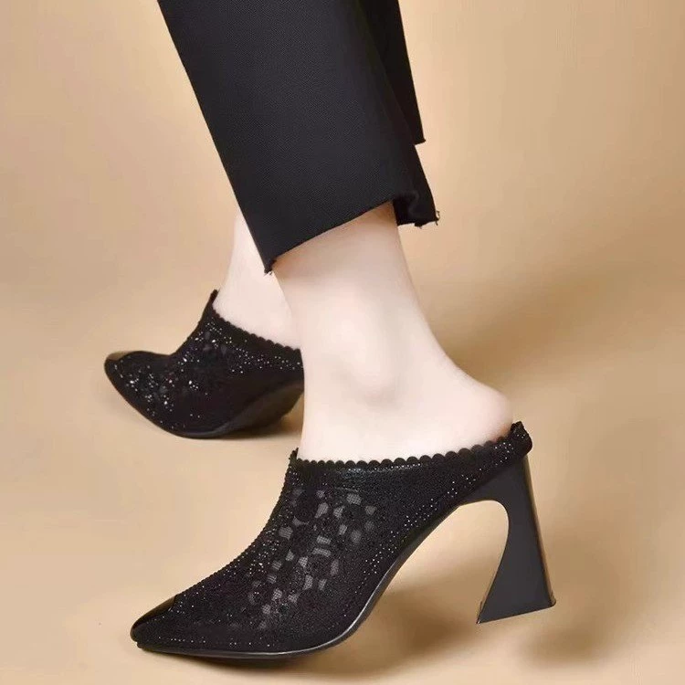 Summer mesh slippers, 2025 years, internet celebrity