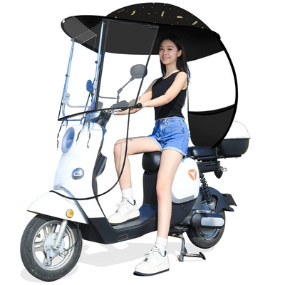 Elektromobil üçün ön şüşə çətiri (günlük): Scooter Windproof Cover, Sun Protection