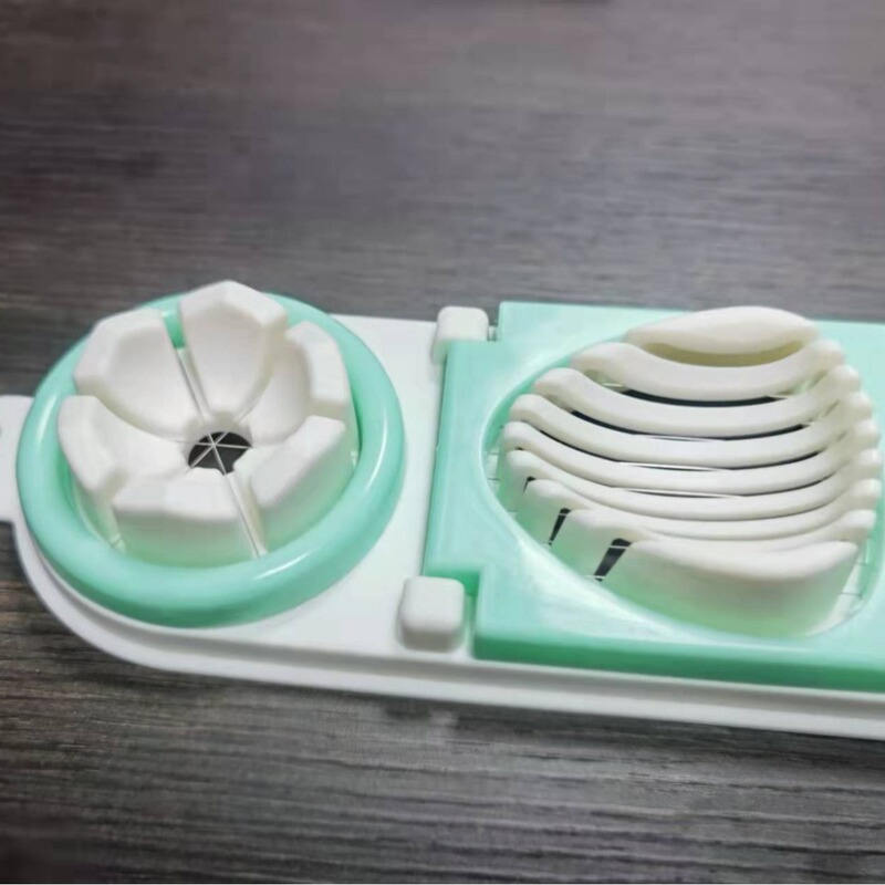 メーカー卸売りプラスチック卵切り器家庭用多機能卵切り器卵スライス分割器キッチンガジェット|undefined