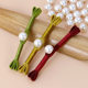 Plate buckle cheongsam button Pearl dovetail buckle retro Chinese style clothes clothing decorative button accessories accessories