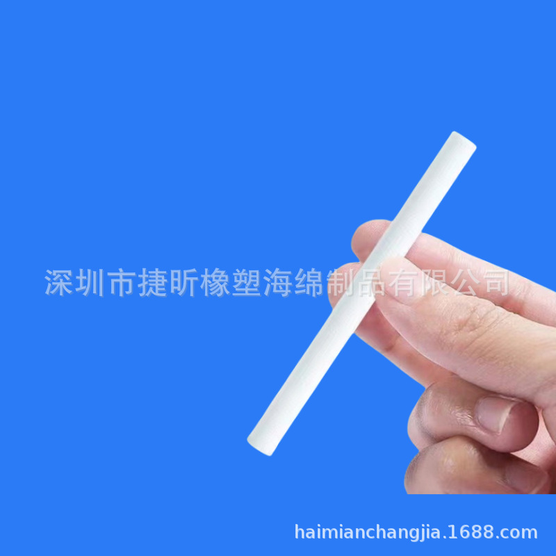 雾化香薰棉棒白色吸水过滤棉海绵条擴香棉聚酯香片丝绵圆柱厂家