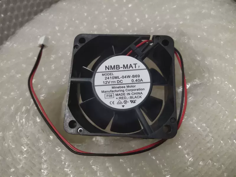 2410ML-04W-B60/B69 12В 0.40А 6СМ 6025 вентилятор 2-провод оригинальный вентилятор NMB