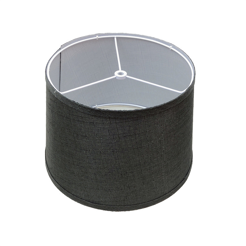 Amazon transfronteriza de ahorro de volumen desmontable plegable KD Lino pantalla cuerno titular DIY lámpara de mesa casera accesorios E27