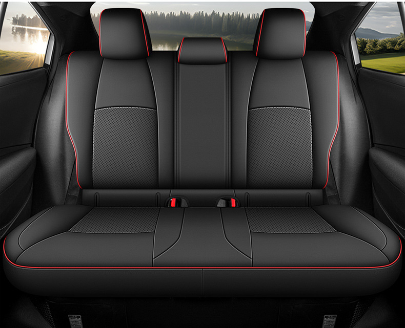 Suitable for Toyota Rav4, Five-Seater Leather Seat Covers, Full Surround Seat Cushions, Universal for All Seasons