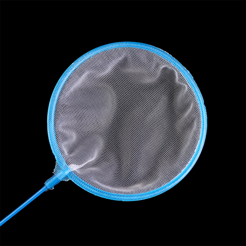 Round Fishing Net for Aquarium Fish Tank Fish Lifting, Children's Summer Fishing Toy Net Basket Wide and Deep for Easy Fishing
