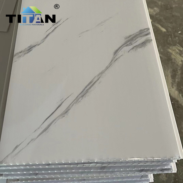 Techo de techo de grano de madera de estilo moderno chino fuelle de PVC