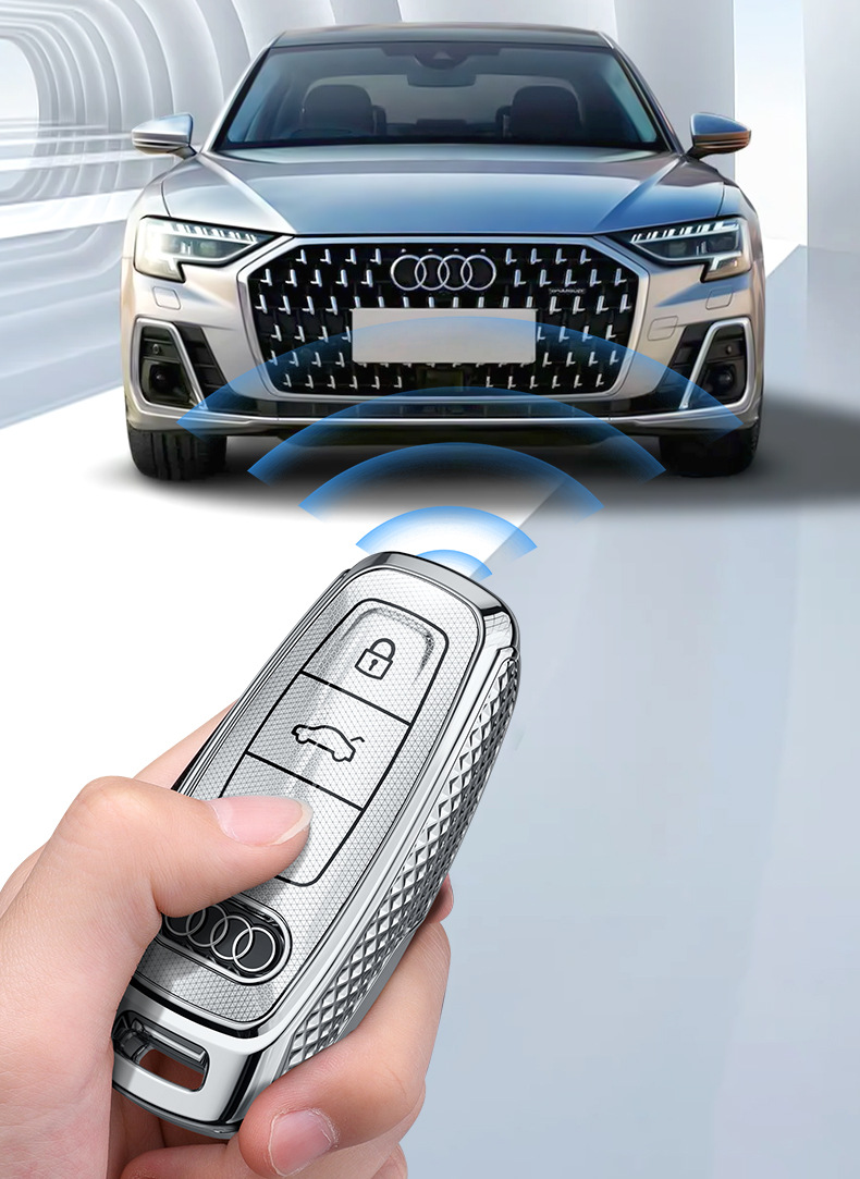 For Audi A6L Key Case A4L Car Key Shell a7 a8 q7 q8 a5 q3 a3