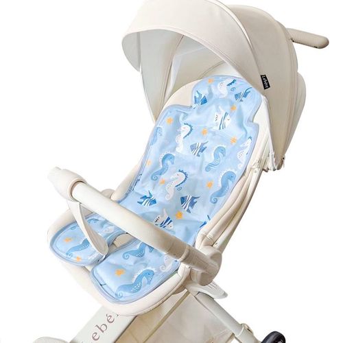 Baby carriage cooling mat, baby pushchair seat cooling pad, children's dining chair ice bead cooling cushion, summer universal