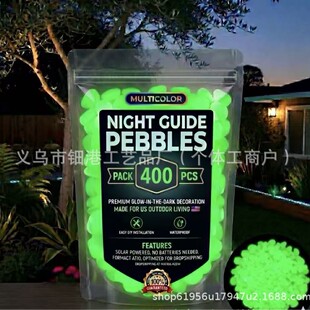 �羳���� Colorful Glow in the Dark Garden Stones ҹ�⻨�@ʯ