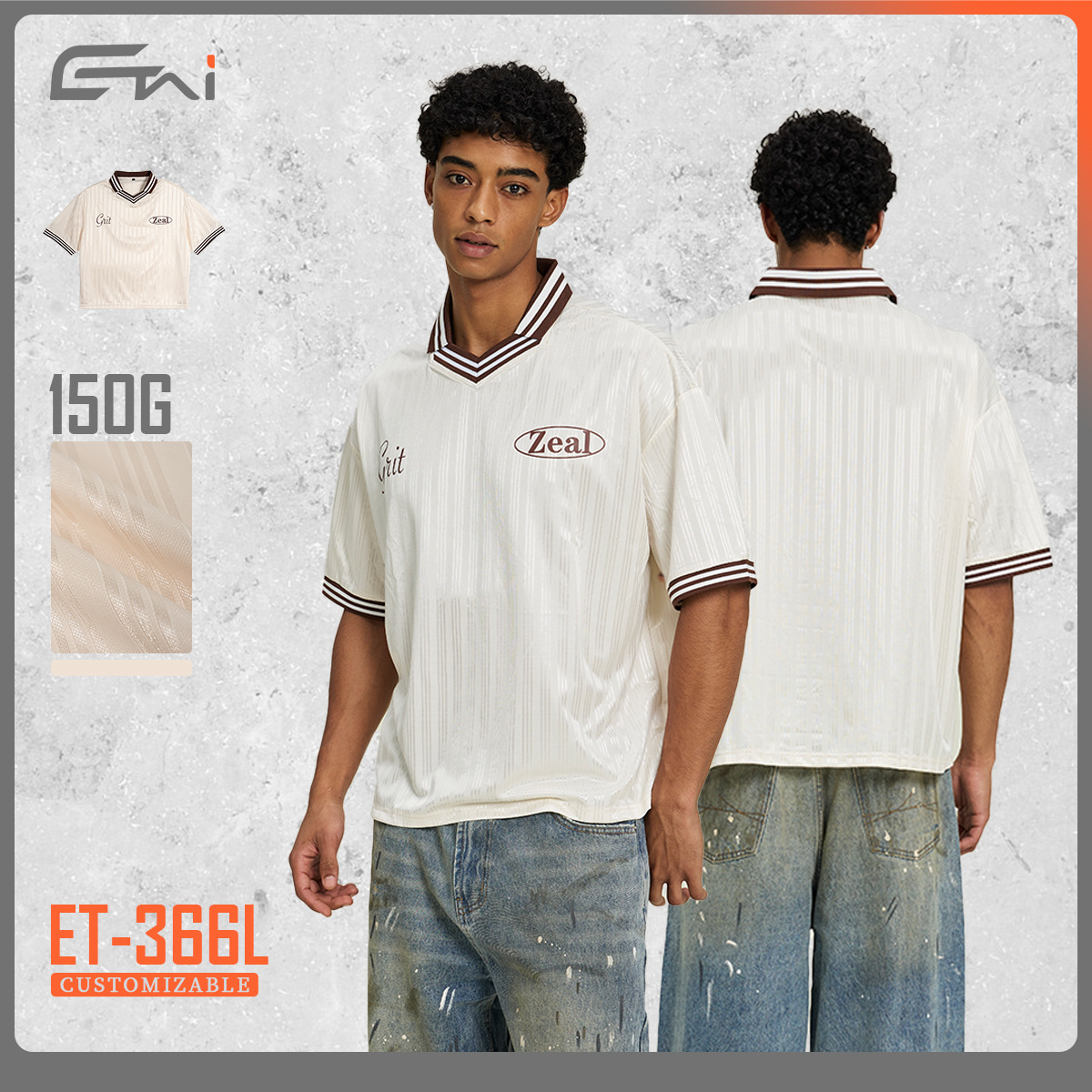 ETAI ropa de moda de verano para hombres polo camiseta de color contrastante camiseta ancha juvenil deportes casuales mangas cortas