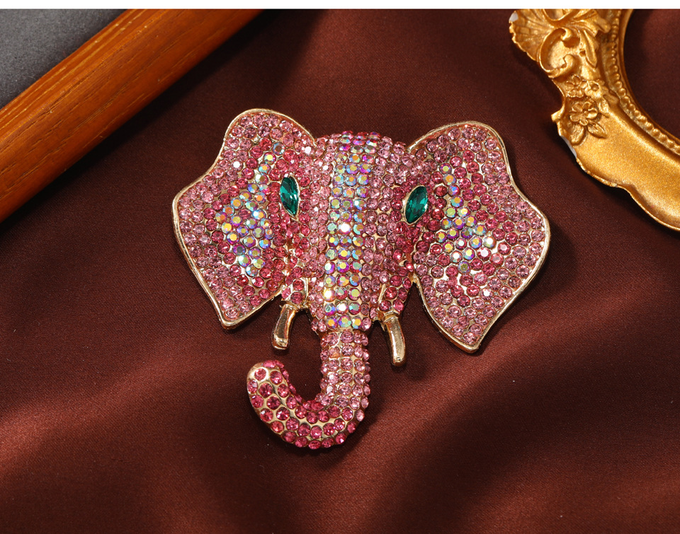 Retro Style Retro Pin Animal Elephant Alloy Unisex Brooches