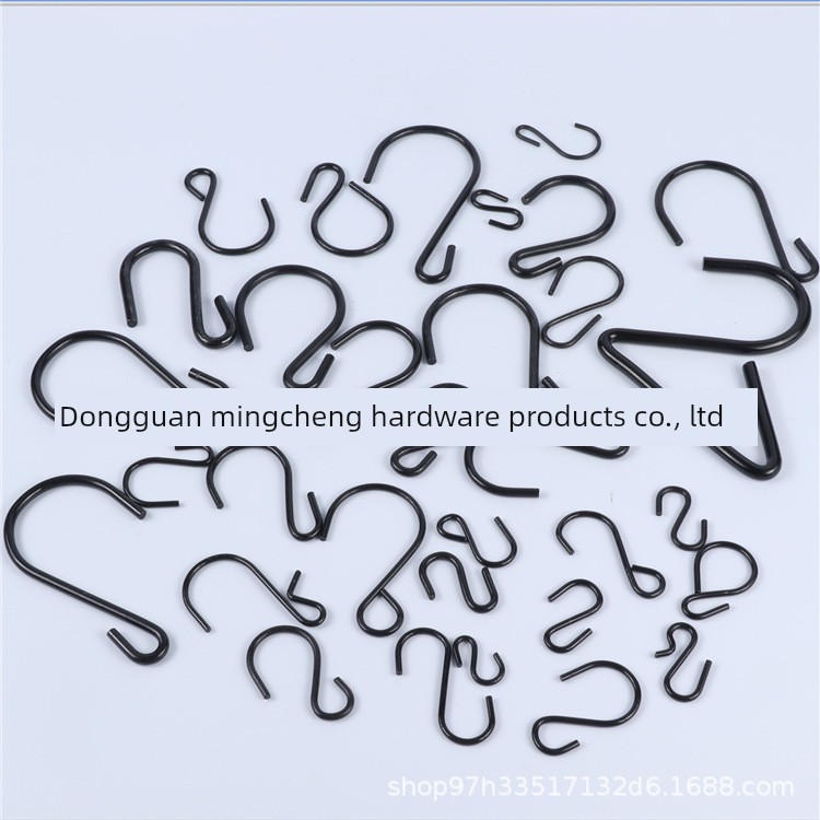 可S钩黑色金属S形钩S形钩厨房超市S钩S钩