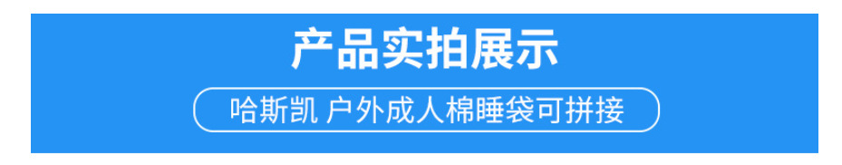 外贸专供中东帆布睡袋阿拉伯睡袋秋冬信封式睡袋防水保暖抗寒零下30度5kg详情15