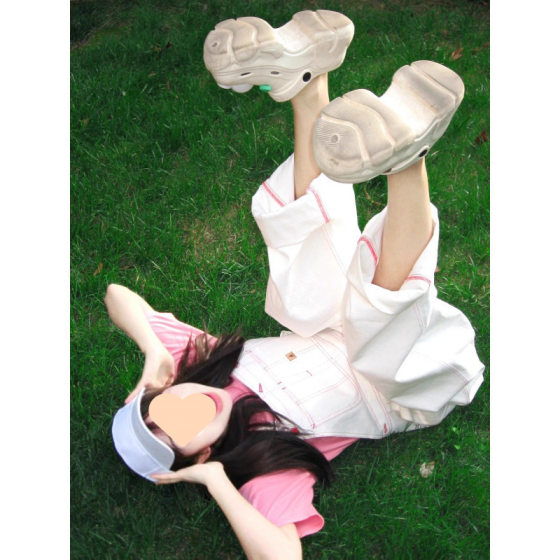 Korean Style White Overalls Women's 2025 Spring and Summer New Niche Design Sense Loose Casual Age-reducing Straight Pants