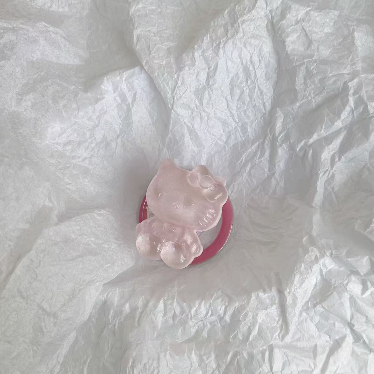 El soporte KT magnético de cristal de la niña es adecuado para Apple 15ProMax/16 caja del teléfono iPhone 14 de color sólido 13