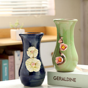 Pinch Flower Fleshy Flower Pot Ceramic Simple Tight Waist High Pile Creative Personalized Modeling Breathable Glaze Decoration Household Hole