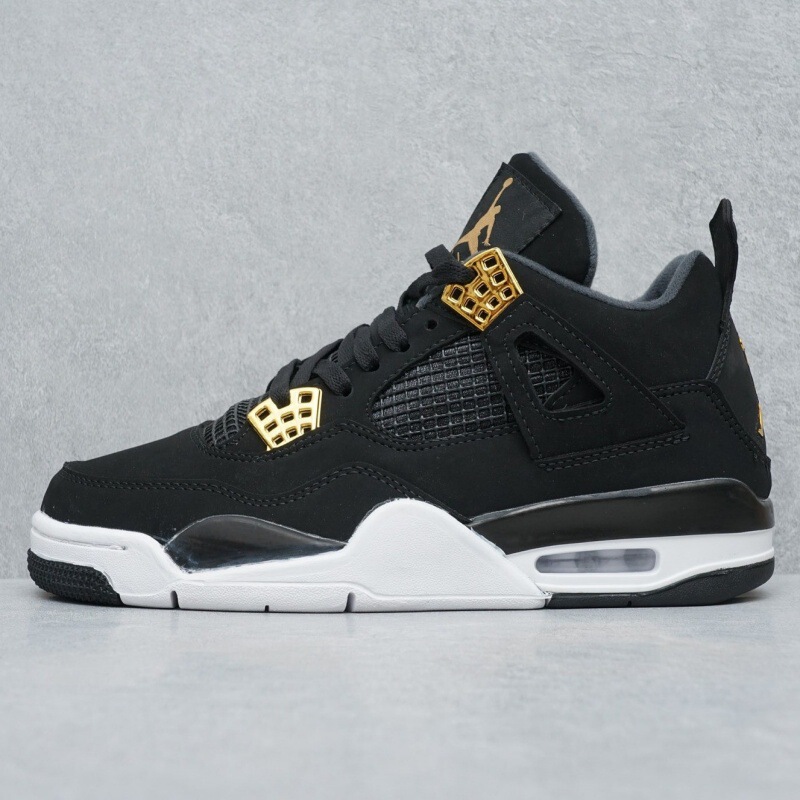 莆田卸売 AJ4 黒猫パリ黒赤電気母紳士靴黄色ミッドナイト青白セメントジョー 4 女性の靴バスケットボールシューズ|undefined