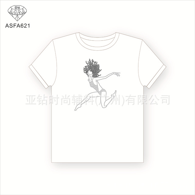 亚钻出口 Fashion 烫图烫钻 字母大图 来图设计 仿奥 烫钻图