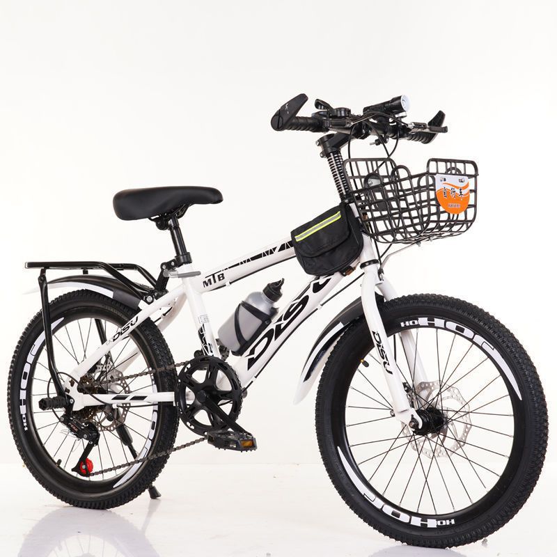 White bike shifter (brake handle) disc brake, set, basket