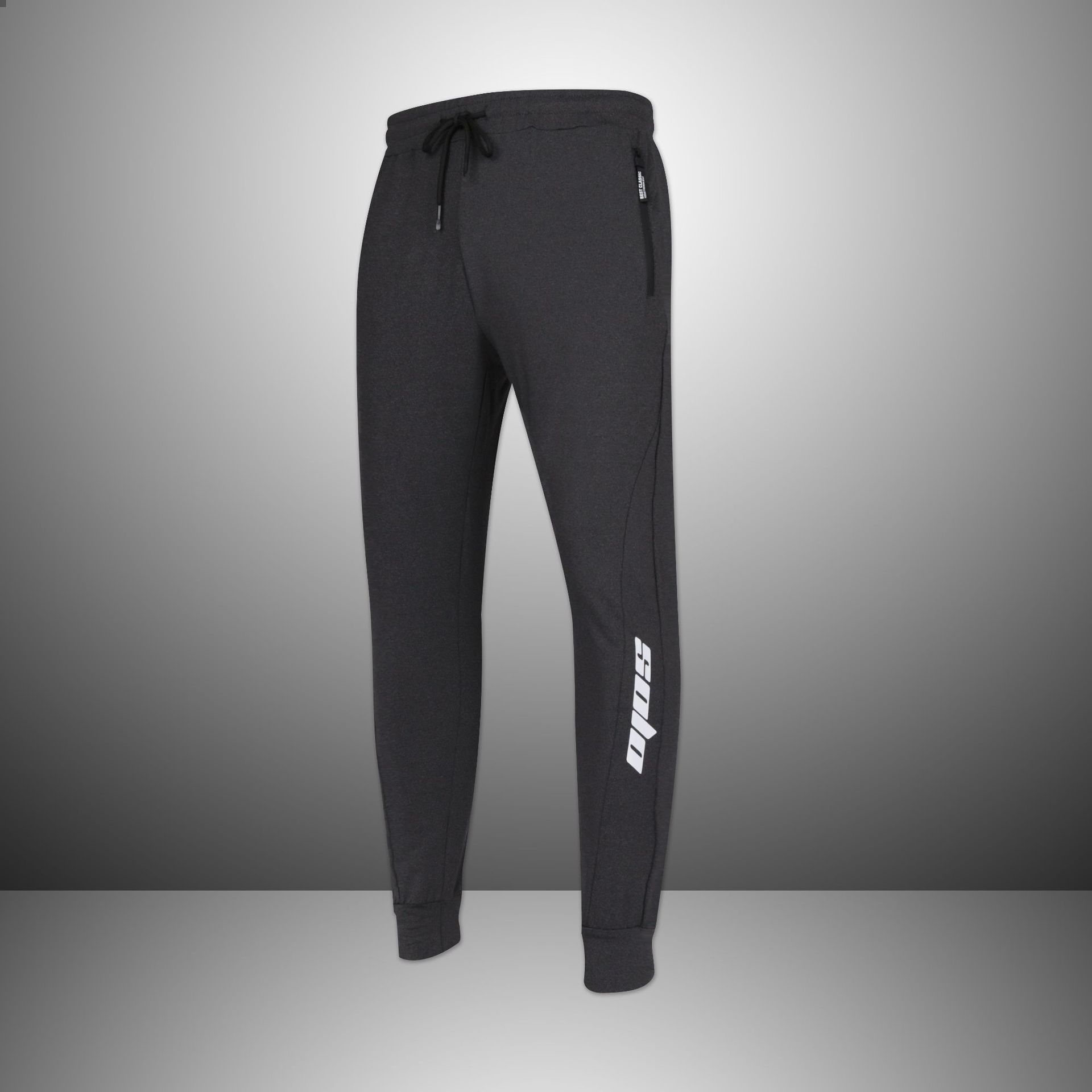 Slim-Fit-Jogginghose für Herren, geeignet für Lauftraining und Fitnessstudio, atmungsaktive, sportliche Jogginghose mit schmal zulaufendem Bein und elastischen Bündchen (Schwarz, Schwarzgrau, Marineblau)_voghion.com