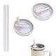 40oz car cup straw mouth cup cover ice bully cup thermos cup straw cover large capacity ice cup leak-proof overflow cover