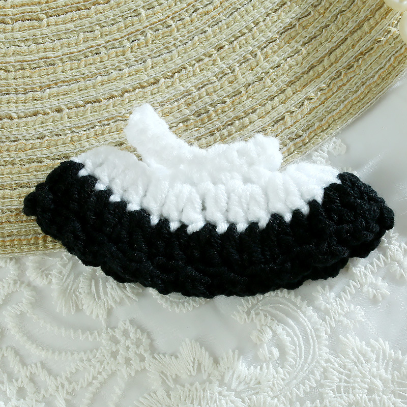 블랙 앤 화이트 투톤 스커트