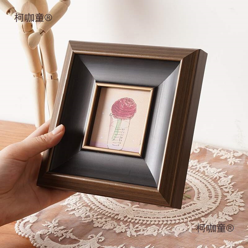 Handmade Vintage Oil Painting Frame with Solid Wood Optical Axis, School Quality Photo Frame, Empty Display Stand, Large Size Metabo