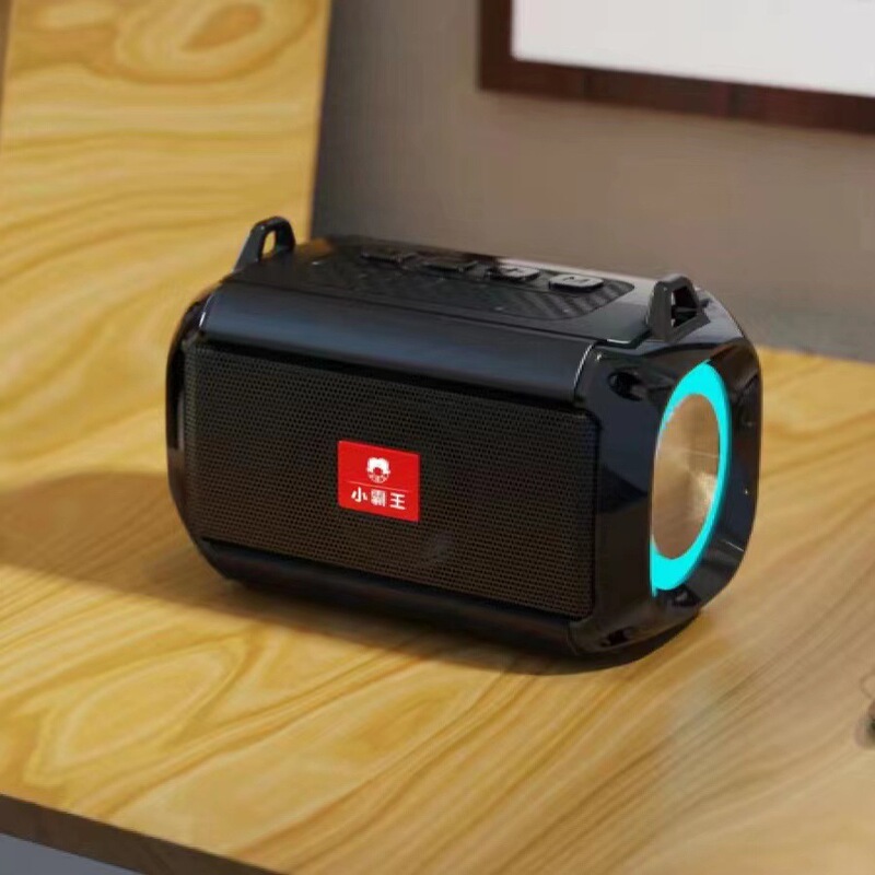 Qingyue S10 ポータブルワイヤレス Bluetooth スピーカーサブウーファーデスクトップシリーズ高品質大量の長寿命周囲光|undefined