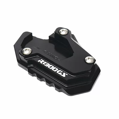 Suitable for Bmw R1300Gs Modified Aluminum Alloy Enlarged Pad and Enlarged Side Support Set for Motorcycle Kickstand, Models 24-25 (Motorcycle pedals) - r1300gsblack